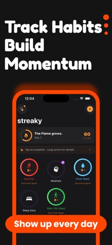 Streaky - 习惯打卡与连胜 screenshot