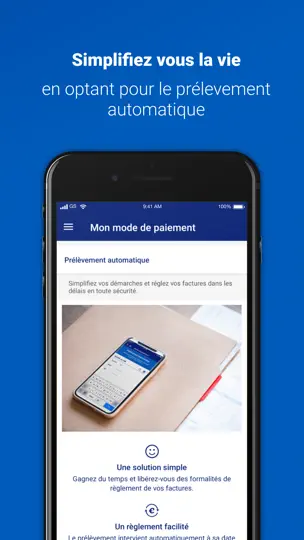 Capture d'écran de EDF Dom & Corse sur iPhone 7