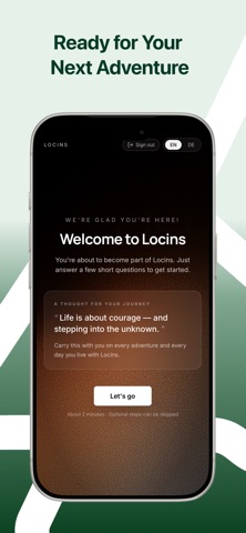 Locins iPhone screenshot