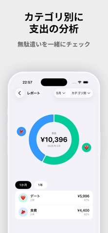 家計簿 共有 Sync シンプルに続く支出管理 screenshot