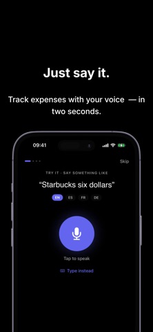 Sana: AI Expense Tracker Screenshot 1 of 8