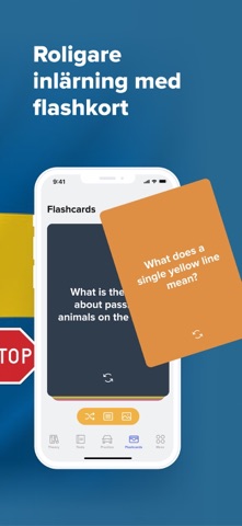 Teoriprovet Körkort 2026 App Store preview screenshot 3