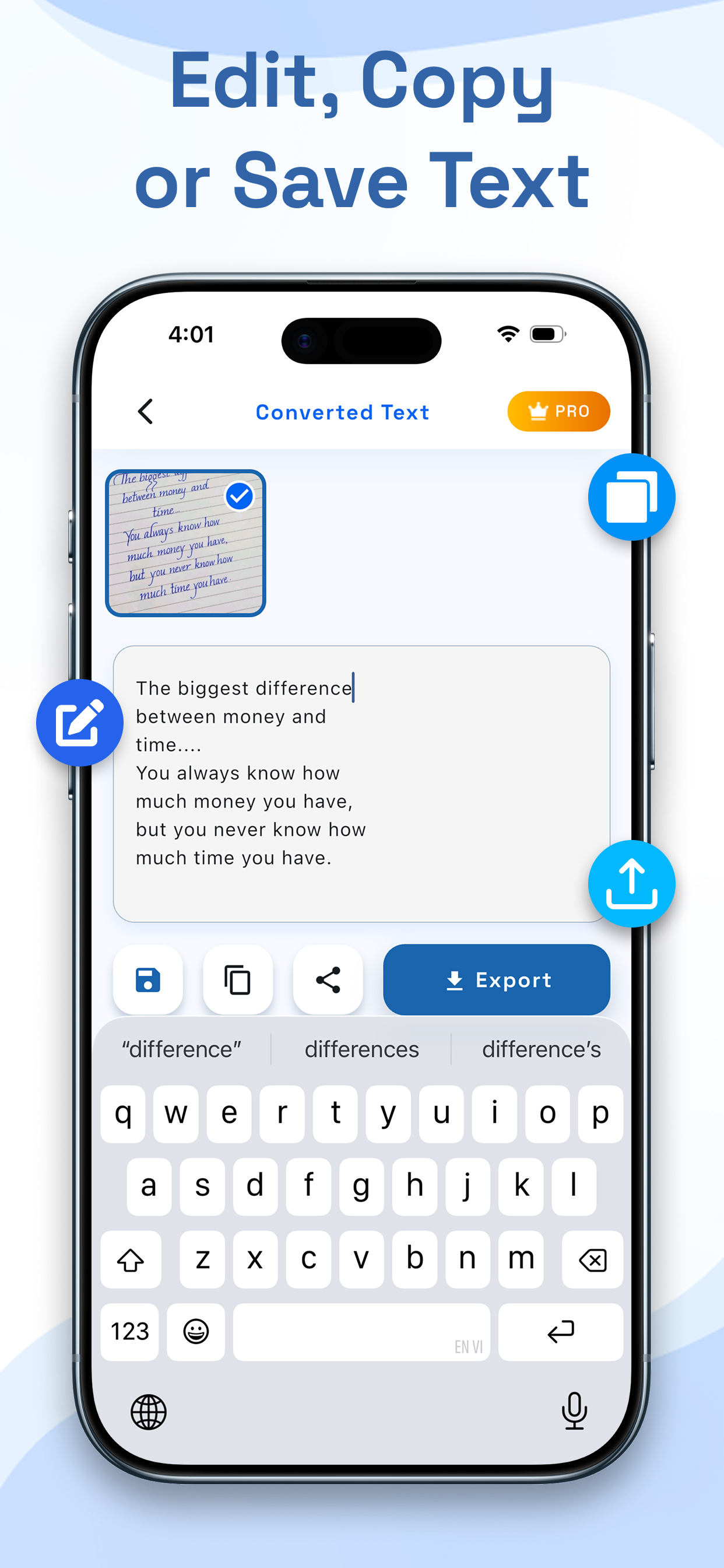 Handwriting to Text - OCR Scan screenshot 5