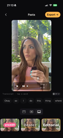 Sound Off Captions iPhone screenshot