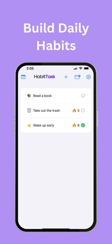 Habit Tracker - HabitTask Screenshot 1 of 5