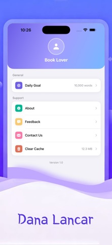 Dana Lancar - Reading Notes iPhone screenshot 2
