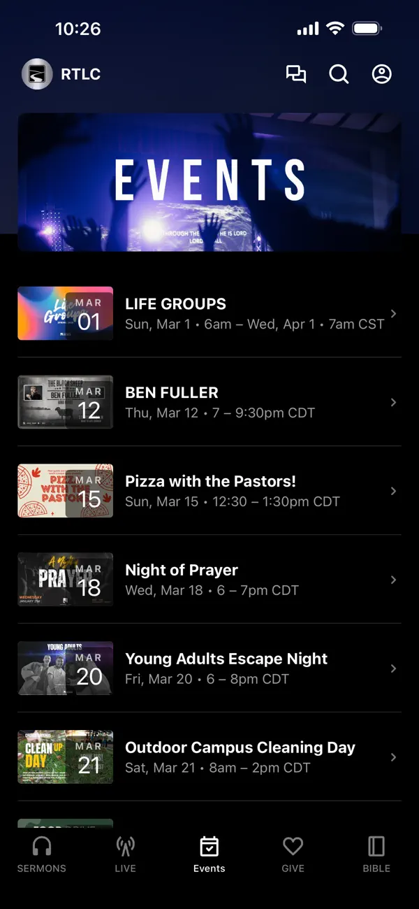 Screenshot #3 pour Road to Life Church