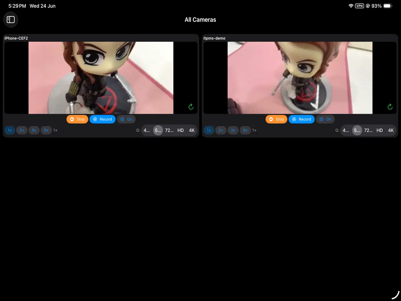 Screenshot #5 pour iMultiCAM Tablet