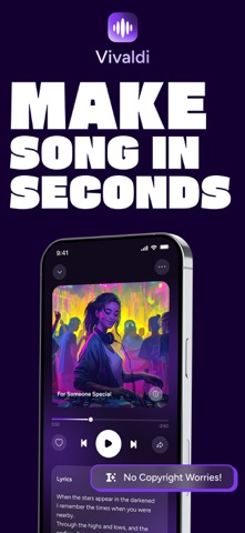 Captura 1 de Vivaldi AI - Song Generator