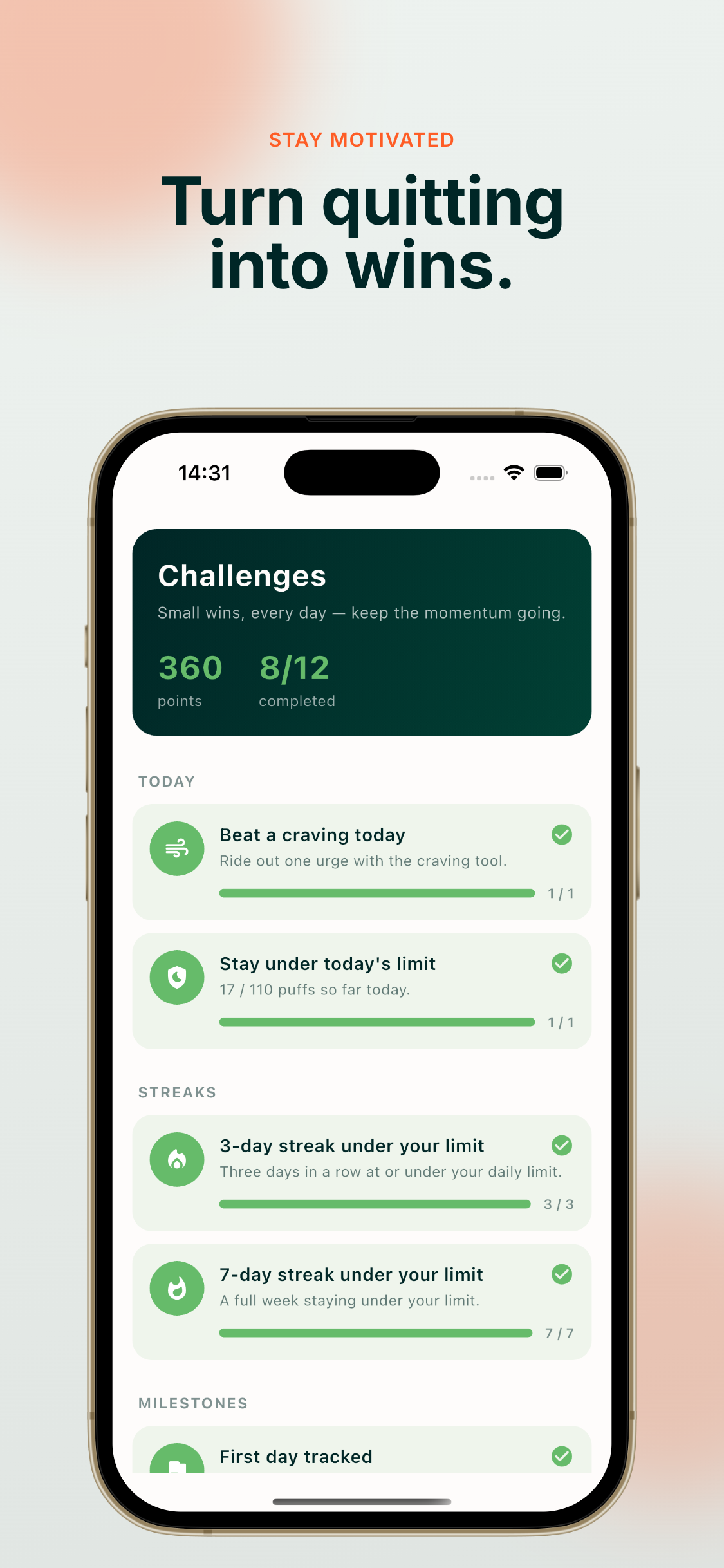 Quit Smoking Puff Counter AI screenshot 2