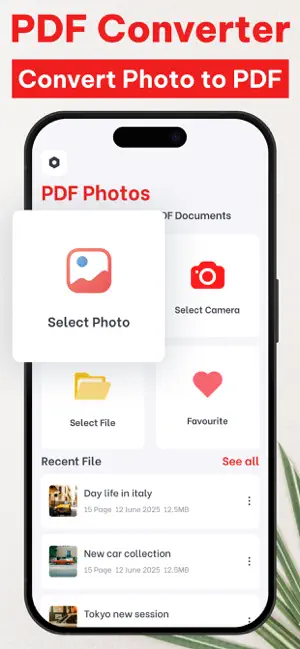 Image to PDF - JPG Converter screenshot 1