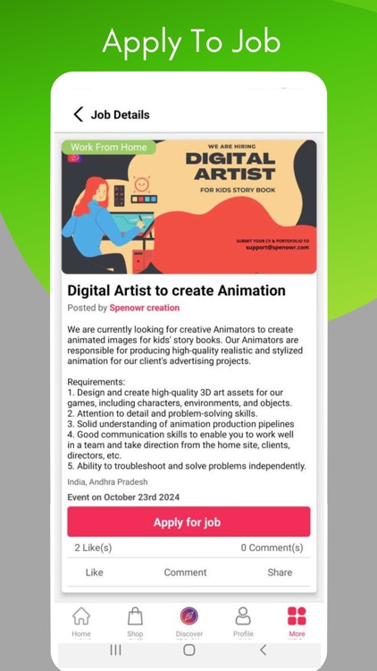 Spenowr: Artist Network & Shop screenshot-9