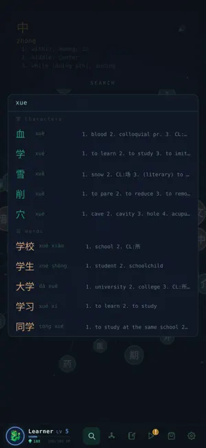 Zhong - Chinese Characters screenshot 1