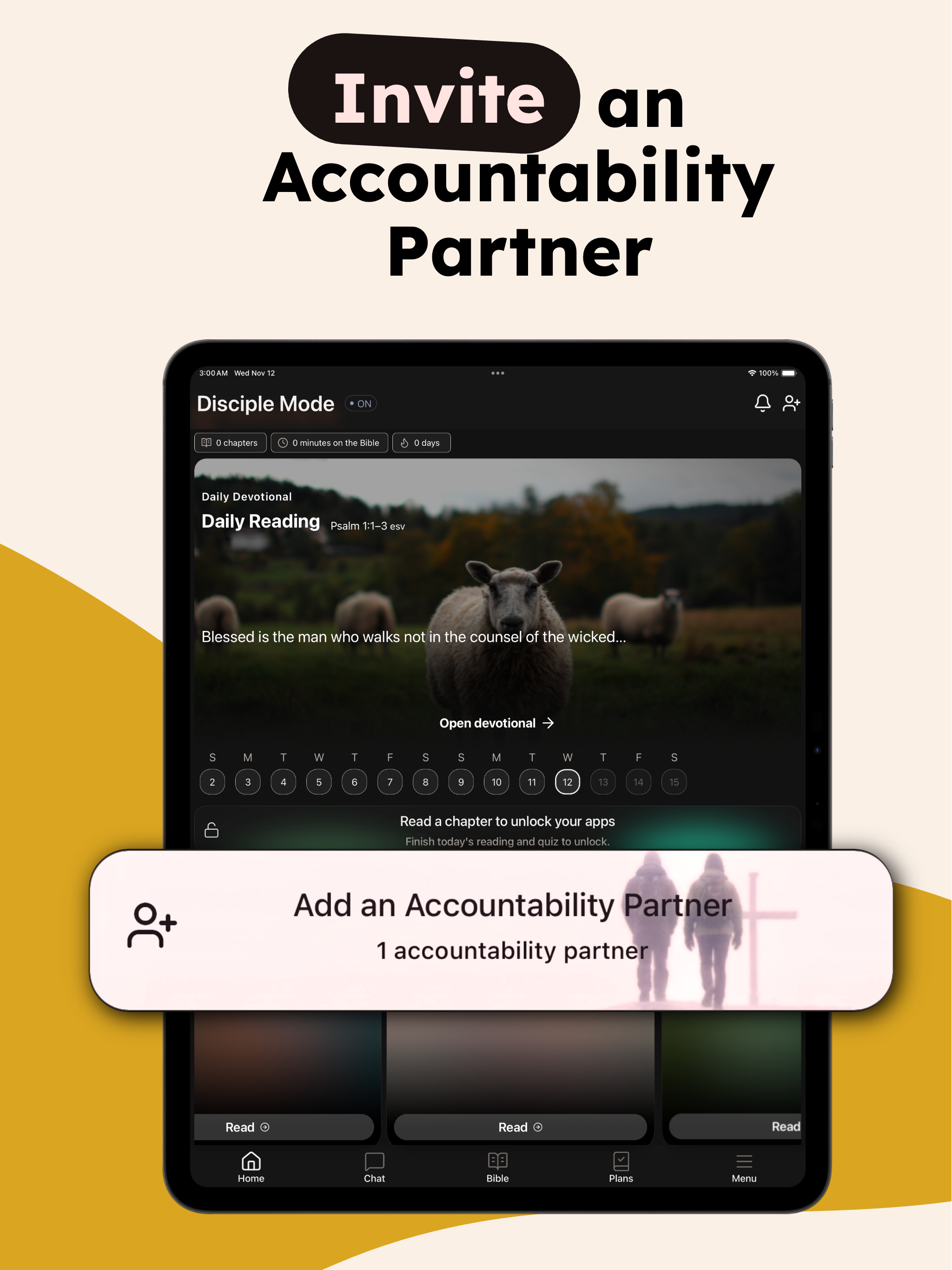 Disciple Mode: Bible Lock screenshot 13