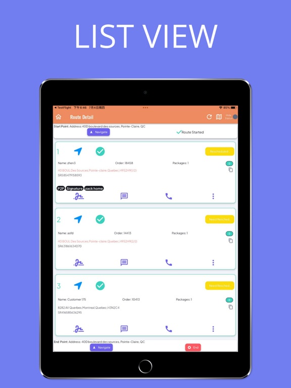 superRoute NA iPad screenshot 3 - Utilities app