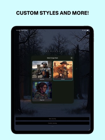 Loreweaver: AI Visual RPG iPad screenshot