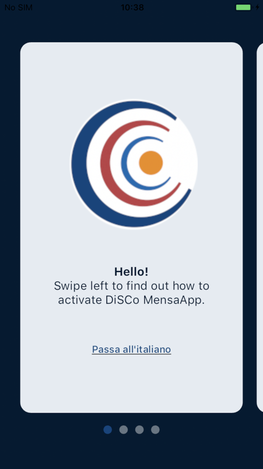 #1. DiSCo MensaApp (iOS) Ved: In4matic srl