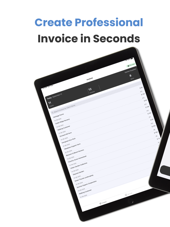 Invoice Maker - Receipt & Bill iPad screenshot 1 - Business app