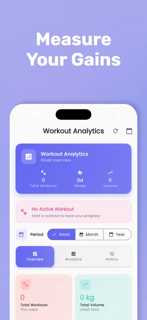 GymFlow: Gym Fitness Tracker screenshot 2