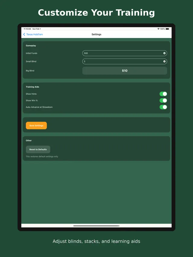 Texas Hold'em Trainer screenshot 6
