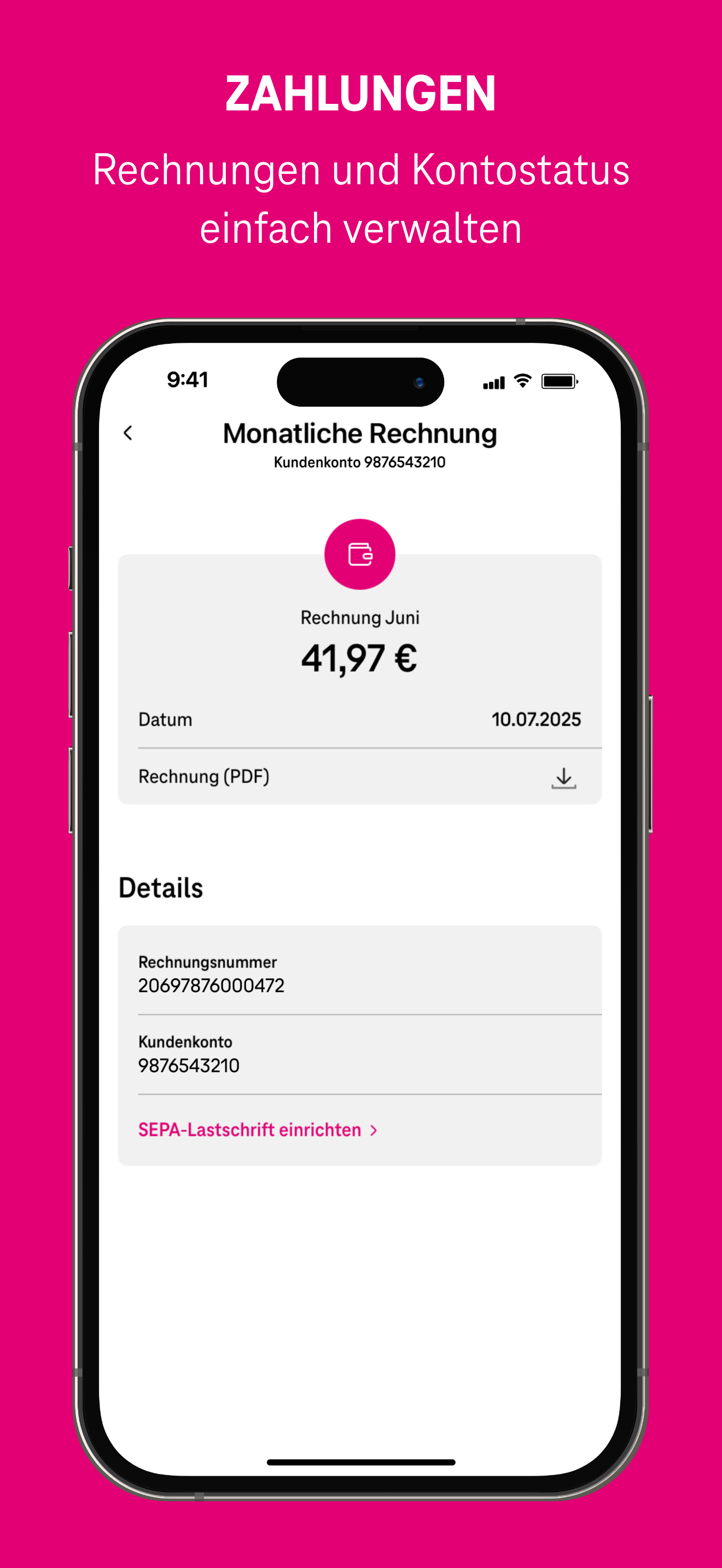 MeinMagenta: Handy & Festnetz