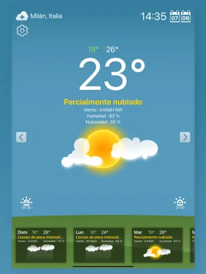 Captura de pantalla de El Tiempo Para IPad! en iPhone 4