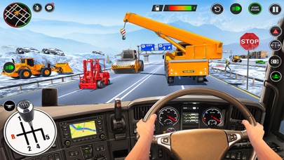 JCB Backhoe Loader Driving Screenshot