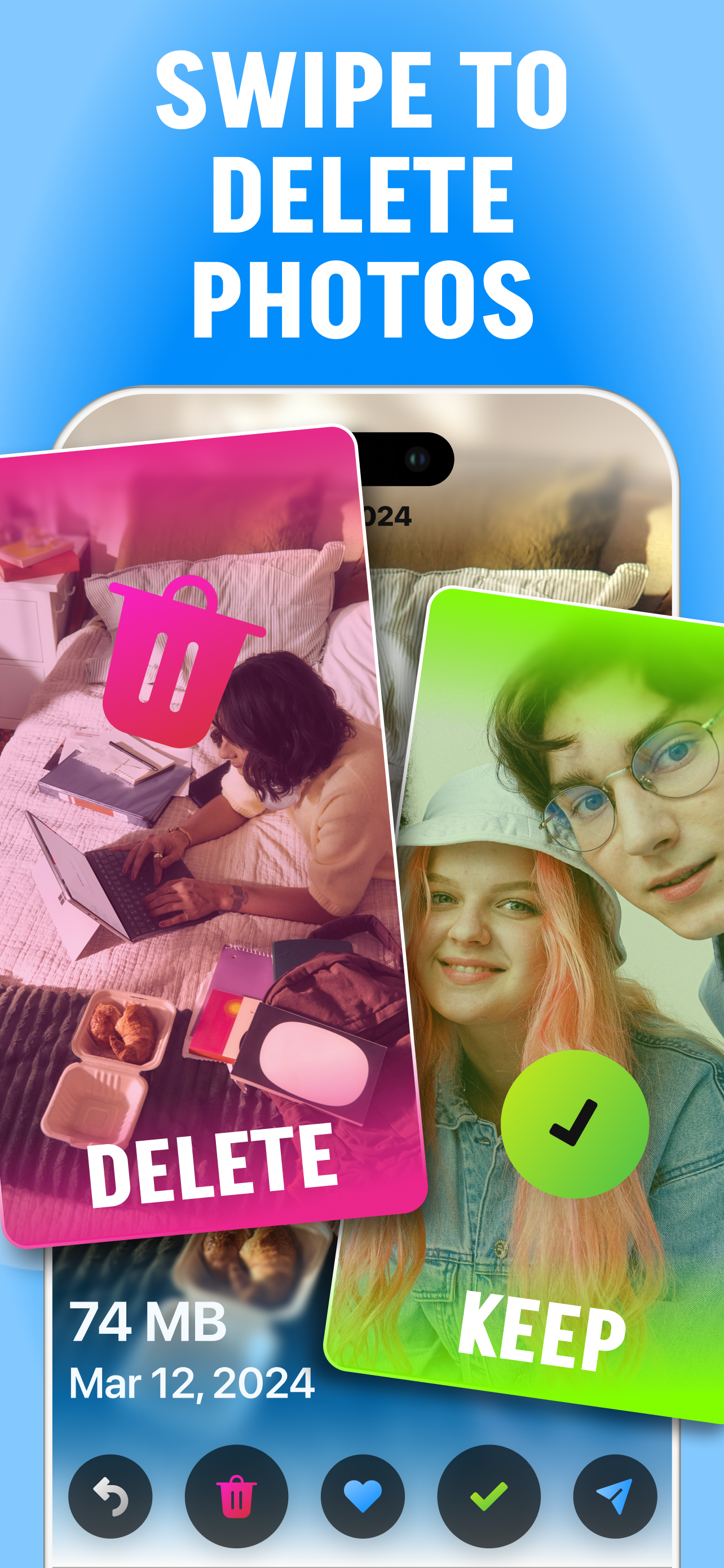 Swipey: Gallery Cleaner AI screenshot 4