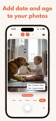 Timestamp Camera – AgeStamp Screenshot 2 of 5