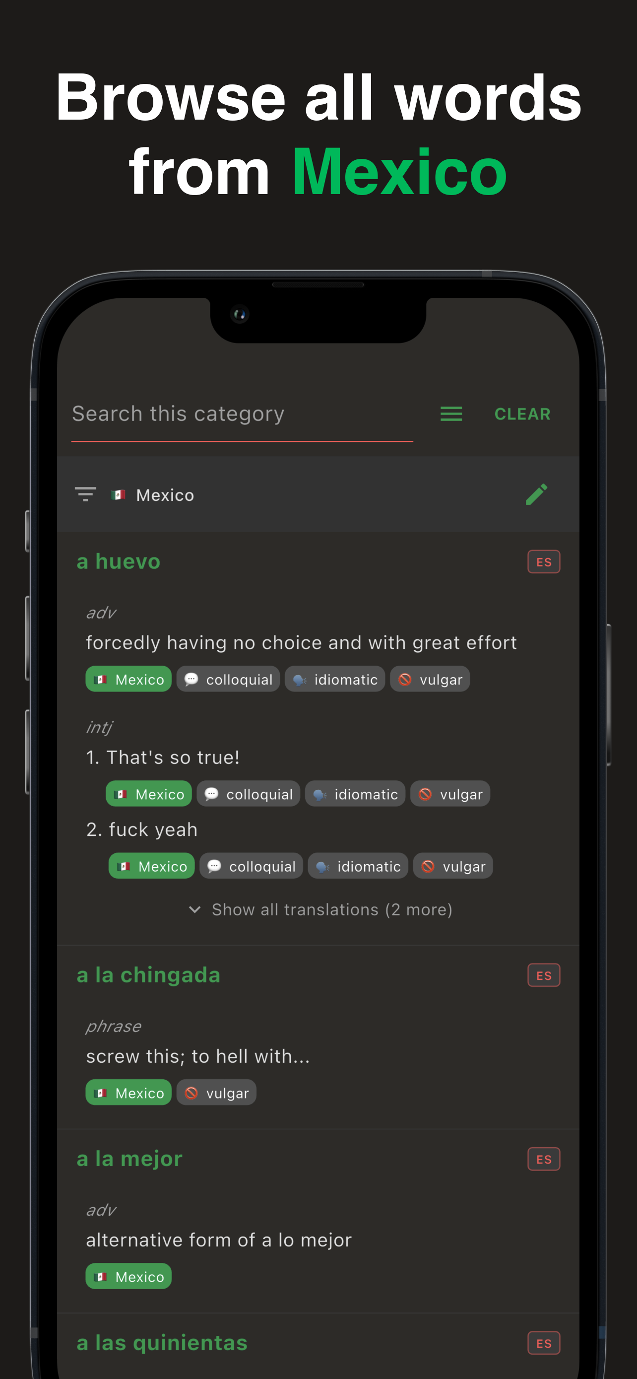 Wey: Mexican Dictionary