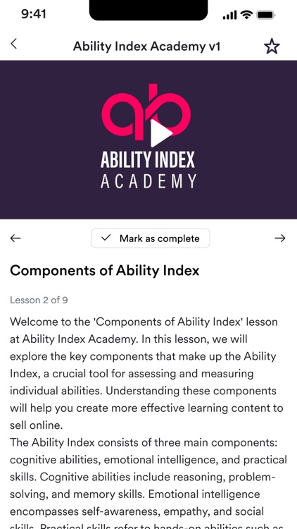 Ability Index Academy