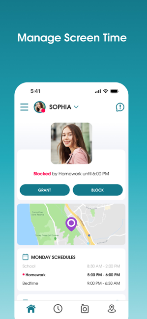 Parental Control App - OurPact Screenshot