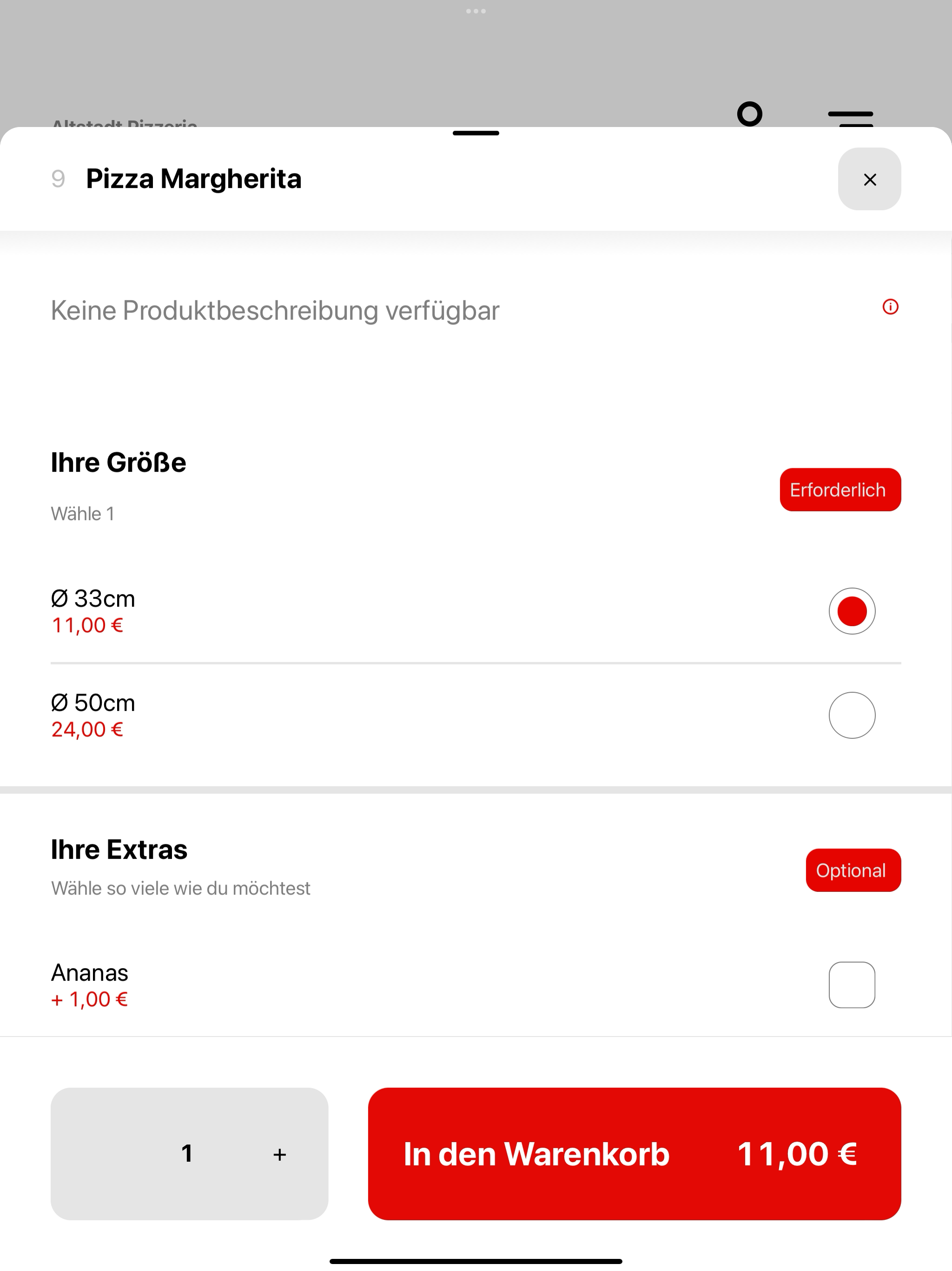 Altstadt Pizzeria
