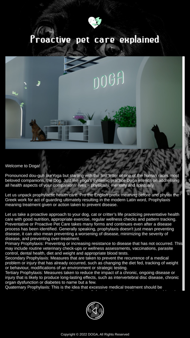 DOGA: Pet Health & Wellness Screenshot
