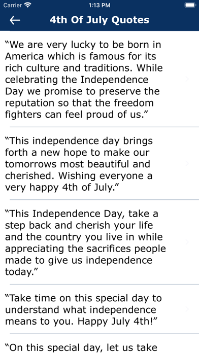 4th Of July Cards & Greetings Screenshot