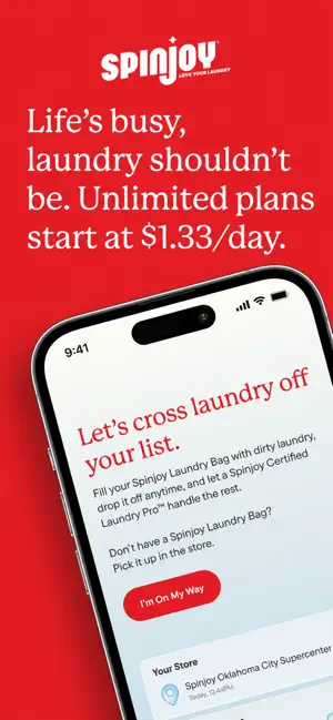 Spinjoy: Laundry Made Easy™ screenshot 1