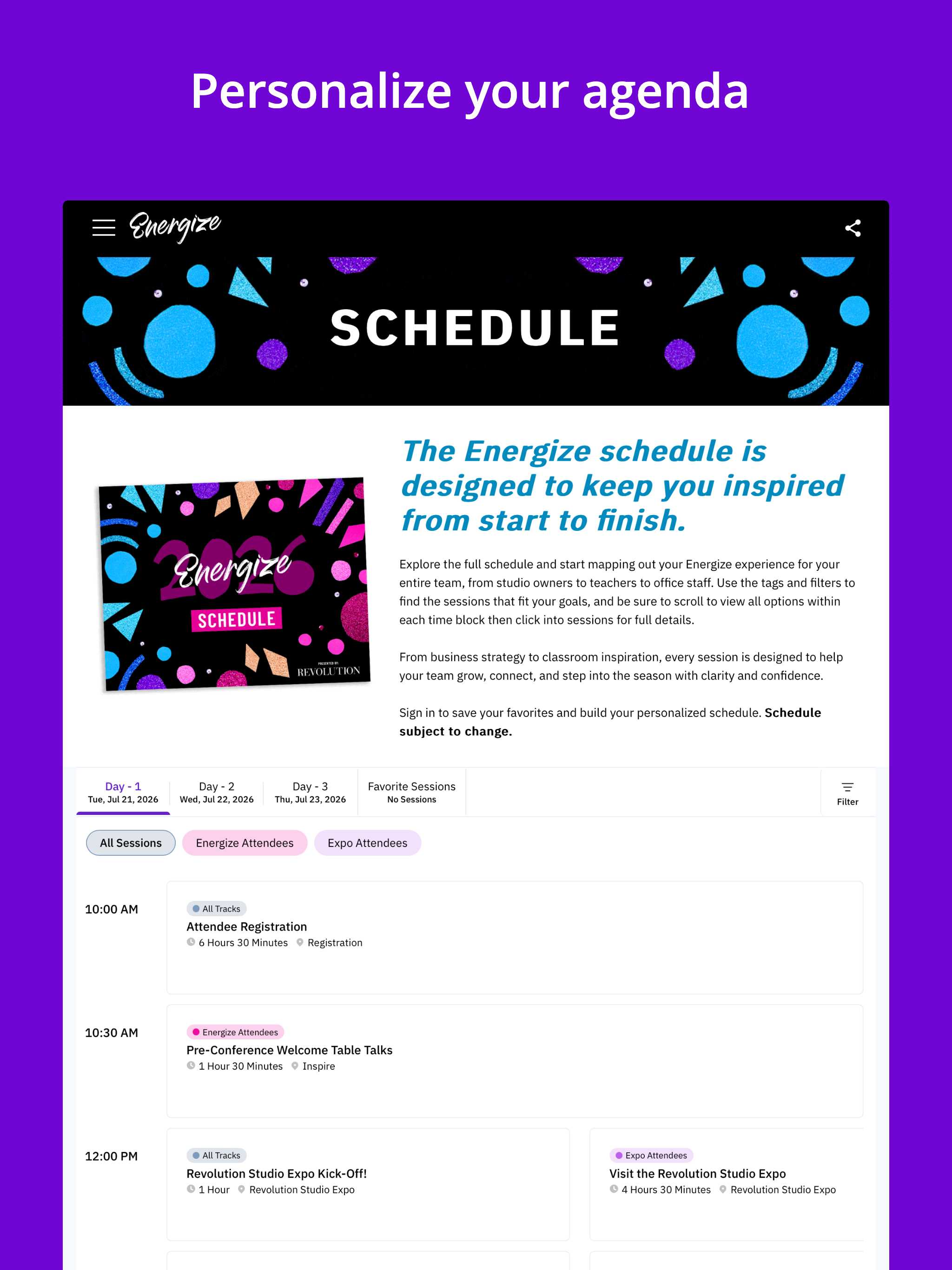 Energize Conference screenshot 7