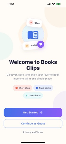 Books Clips screenshot
