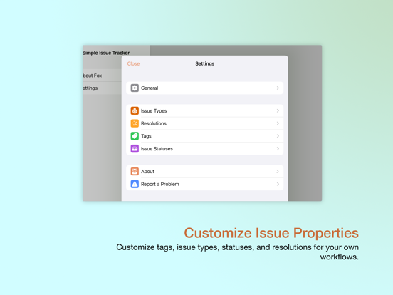 Fox Issue Tracker iPad screenshot 4 - Developer Tools app