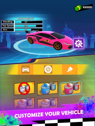 Neon Car 3D: Car Racingのおすすめ画像5