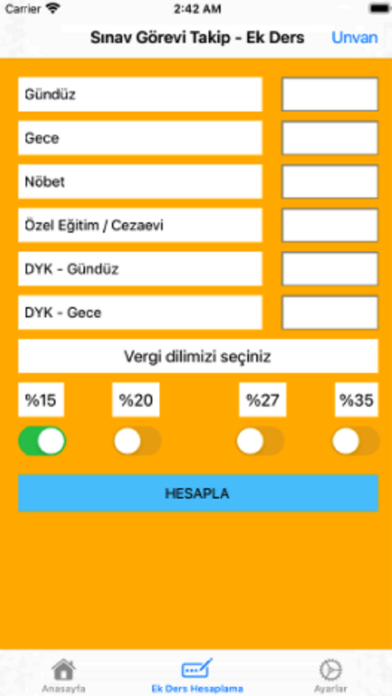 Sınav Görevi Takip&Kazanımlar Screenshot