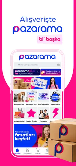 Pazarama: Online Alışveriş iPhone Ekran Görüntüsü 1