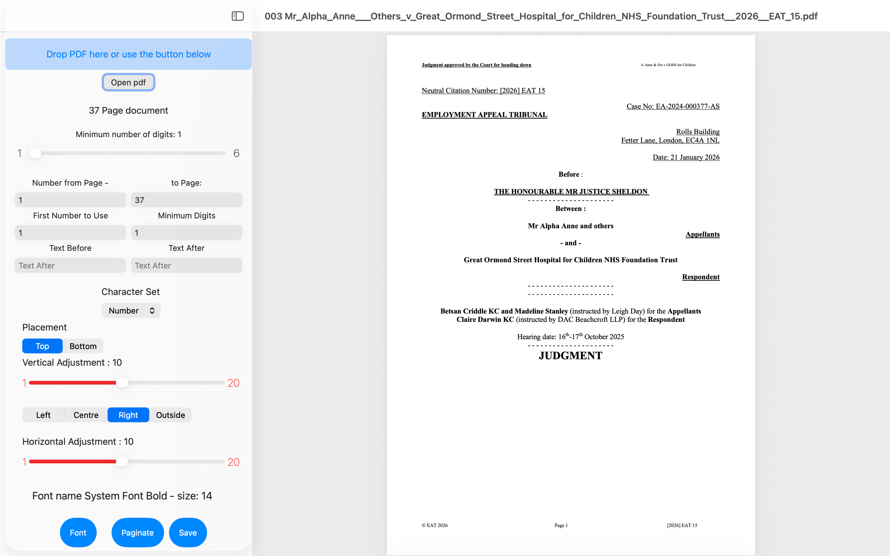 pdf Paginate Pro screenshot 22