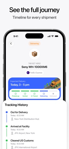 Package Tracker: Parcels Screenshot 4 of 6