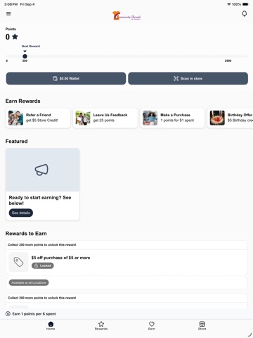 Community Threads Rewards iPad screenshot