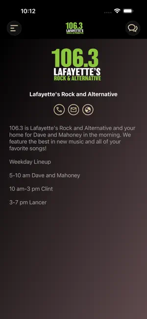 106.3 Lafayette screenshot 4