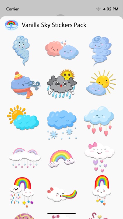 Vanilla Sky Stickers Pack