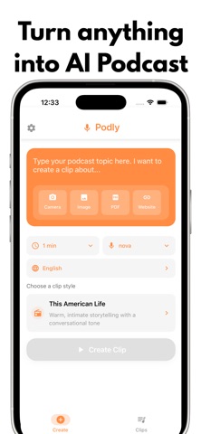 AI Podcast : Podly Screenshot 1 of 4