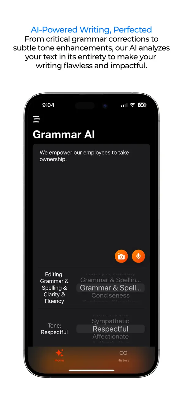 Screenshot #1 pour Cuspart: Grammar AI