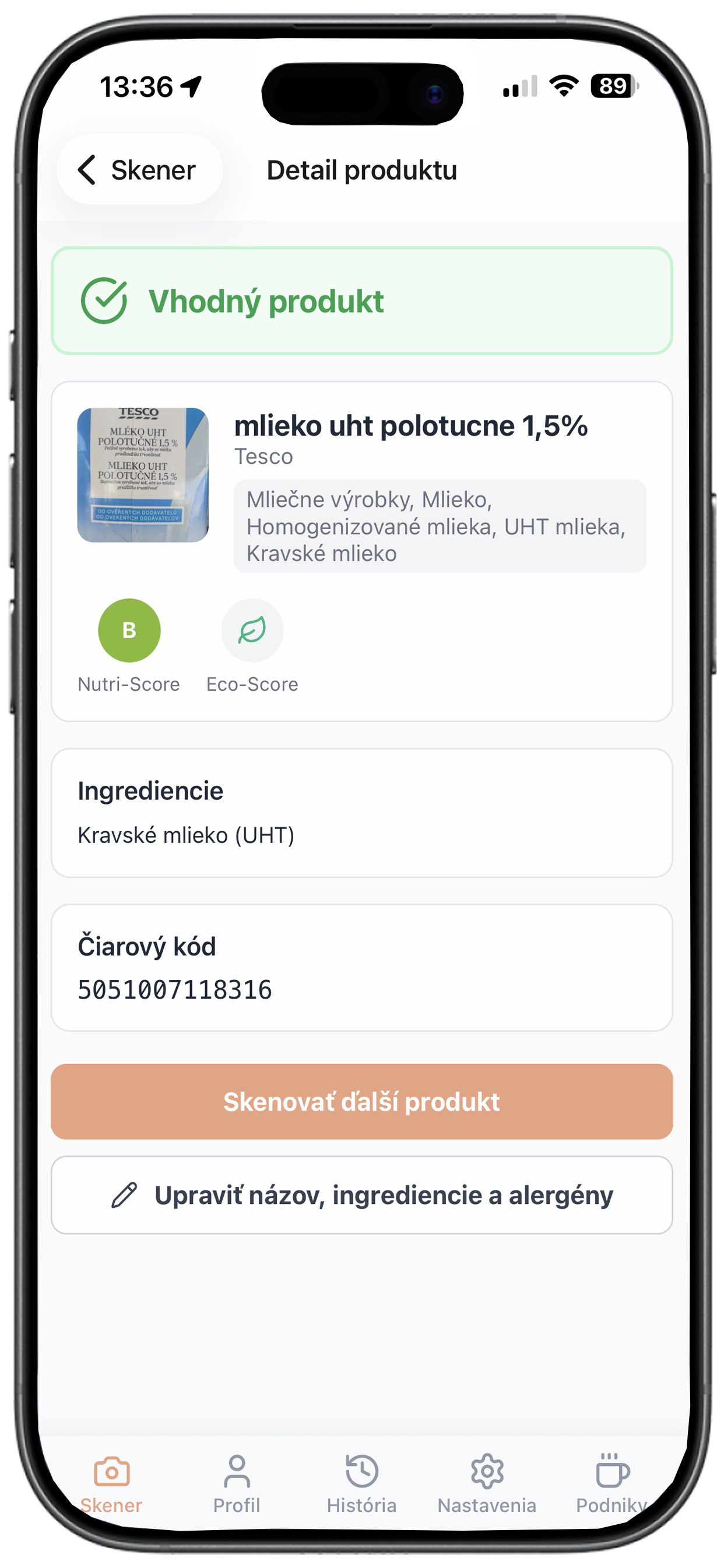 Screenshot 1 of JedzBez